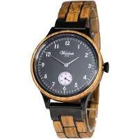 Waidzeit GT03 Gin Black Uhr Damenuhr Holz braun