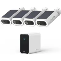 Aosu 4K SolarCam P1 Max mit aosuCortex System 4-Kamera-Kit