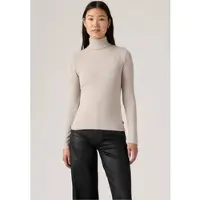Levi's Rollkragenshirt "DREAMY TURTLENECK", Damen, Gr. S (36), chateau gray, Rippware, Obermaterial: 92% Modal, 8% Elasthan, Shirts Rollkragenshirt