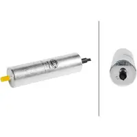 Hella Kraftstofffilter Leitungsfilter Ø 55 mm passend für u.a. AUDI A4