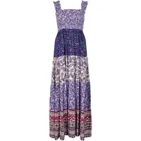 Apricot Maxikleid "Patchwork-Maxikleid" mit Blumen- und Paisley-Muster