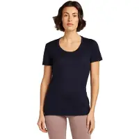 Icebreaker T-Shirt Merino 150 Tech Lite SS Scoop T-Shirt Damen Midnight Navy-M