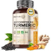 MaxMedix Turmeric Bio Kurkuma Kapseln Hochdosiert 365 St