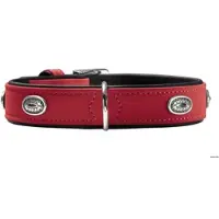 Hunter Halsband Softie Stone M-L (60), rot/schwarz