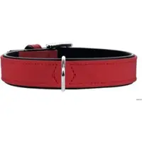 Hunter Halsband Softie M-L (60), rot/schwarz
