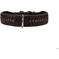Hunter Halsband Solid Education Exclusive M (55), dunkelbraun/schwarz