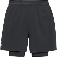 ON - Leichte 2-in-1-Stretch-Shorts &ndash; Herren &ndash; 5" Performance 2/1 Shorts - 5" Performance 2/1 Shorts Black für Herren - Größe L -