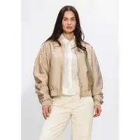 NUKUS Damen Jacken Babette Bomber - Beige - Größe XXL