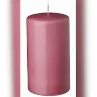 Kopschitz Kerzen Flachkopf-Stumpenkerzen Antique Pink 200 x Ø 40 mm, 10 Stück