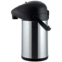 Ilsa Thermokaraffe mit Druckspender aus Edelstahl und ABS L 3,5