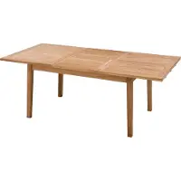 Stern Ausziehtisch Teak 150/210x100 cm