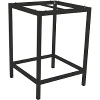 Stern Stehtischgestell Aluminium 80x80 cm