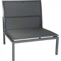 Stern Skelby Lounge-Mittelelement Aluminium