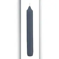 Kopschitz Kerzen Leuchterkerzen, Tafelkerzen, Haushaltskerzen Pacific Blue Blau Grau, 250 x Ø 25 mm, 12 Stück