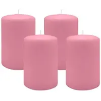 Kopschitz Kerzen 4er Set Adventskranzkerzen Altrosa Ø 100 x 150 mm