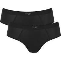 Sloggi Hipster "EVER Ease" 2er Pack, temperaturausgleichend, Logo-Bund