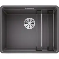 BLANCO Granitspüle "ETAGON 500-F" 1 Stk. tlg. inklusive 2 Gratis ETAGON-Schienen aus Edelstahl