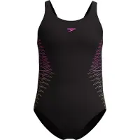 Speedo Badeanzug "Placement Muscleback" für aktives Schwimmen, chlorbeständig, schnell trocknend