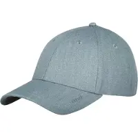 Lerros Baseball Cap "Basecap in Fischgrätstruktur, unifarben", Herren, Gr. Normalgrößen, grau (storm grau), Baumwolle, Caps Baseball Cap