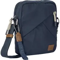 Camel active Umhängetasche "Aurum" aus recyceltem Polyester in Nylonstruktur, leicht & mit feinen Details