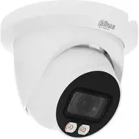 Dahua CCTV 4MP Full-color Fixed-focal Warm LED Eyeball WizMind Network Camera, DH-IPC-HDW5449TMP-SE-