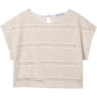Mayoral T-Shirt 6022 Écru Regular Fit