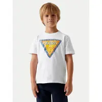 GUESS T-Shirt L6GI00 K8HM4 Weiß Regular Fit 122