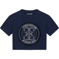 GUESS T-Shirt J6GI07 K6YW4 Dunkelblau Relaxed Fit 164