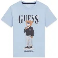 GUESS T-Shirt L6GI09 K8HM4 Himmelblau Regular Fit 164