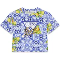 GUESS T-Shirt J6GI03 K6YW4 Blau Relaxed Fit 128