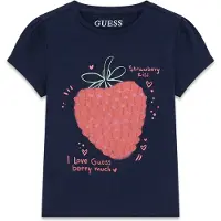 GUESS T-Shirt K6GI07 K6YW4 Dunkelblau Regular Fit 86