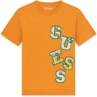GUESS T-Shirt L6GI02 K8HM4 Orange Relaxed Fit 128