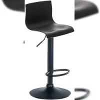 Proregal CHEFGASTRO Barhocker MAUI Schwarz HxBxT 84x39x36cm Kunststoff Schwarz Barstuhl