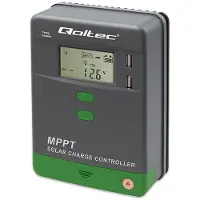 Qoltec Solar-Laderegler MPPT mit Temp. Sensor