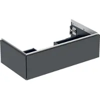 Geberit Waschtischunterschrank One 88,8x50,4x47cm, matt-sw, 1 Schubladen