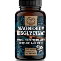 Scheunengut Magnesium Bisglycinat Hochdosiert - Kapseln Sport -Stark- Vegan 240 Stk 196 g