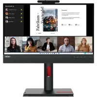 Lenovo ThinkCentre Tiny-In-One 22 Gen 5, 54,6 cm (21.5"), 1920 x 1080 Pixel, Full HD, LED, 6 ms, Schwarz