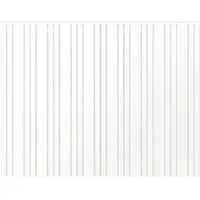 Plus Zaun Hauptelement Tangent 180 x 140 cm RAL 9010 weiß