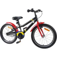 vidaXL Kinderfahrrad 22 Zoll für 7-12 Jahre Alt Blau Weiß 42009398