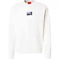 HUGO Sweatshirt aus Baumwoll-Terry mit Logo-Patch in Schildpatt-Optik Grösse L