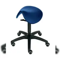 Proregal Sattelhocker Lexington, multibeweglicher Sitzmechanik, Sitzhöhe 52-71cm, Tragfähigkeit 110kg, Kunstleder-Sitz, Kunststoff-Fußkreuz, Rollen