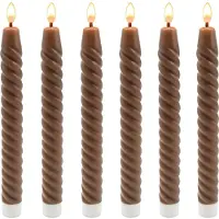 Relaxdays 6x LED-Stabkerzen
