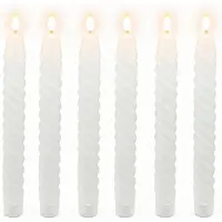 Relaxdays 6x LED-Stabkerzen