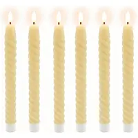 Relaxdays 6x LED-Stabkerzen