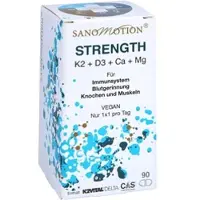 Sanomotion GmbH Sanomotion Strength K2+d3+ca+mg Vegan Kapseln