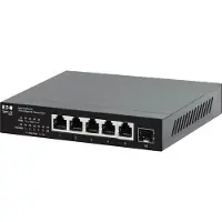 Eaton Tripp Lite series Desktop Gigabit Ethernet Unmanaged Switch PoE+ Pass-Through 5-Port 2.5 Gbps 70W Metal - Switch - unmanaged - 5 x 10/100/1000/2.5G (PoE+)