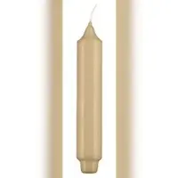Kopschitz Kerzen Stabkerzen mit Zapfenfuß Beige, 250 x Ø 30 mm, 12 Stück
