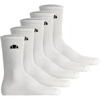 Ellesse Unisex Socken, 5er Pack - ALACRE, Crew Socken, Logo, einfarbig