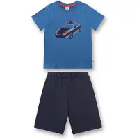 Sanetta Pyjama Homewear Bequem sitzend Schlafanzug Polizei kurz Kids