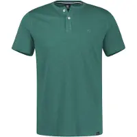 Lerros T-Shirt "T-Shirt mit Rundhalsausschnitt und Knopfleiste"